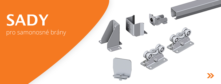 Sady pro posuvné samonosné brány