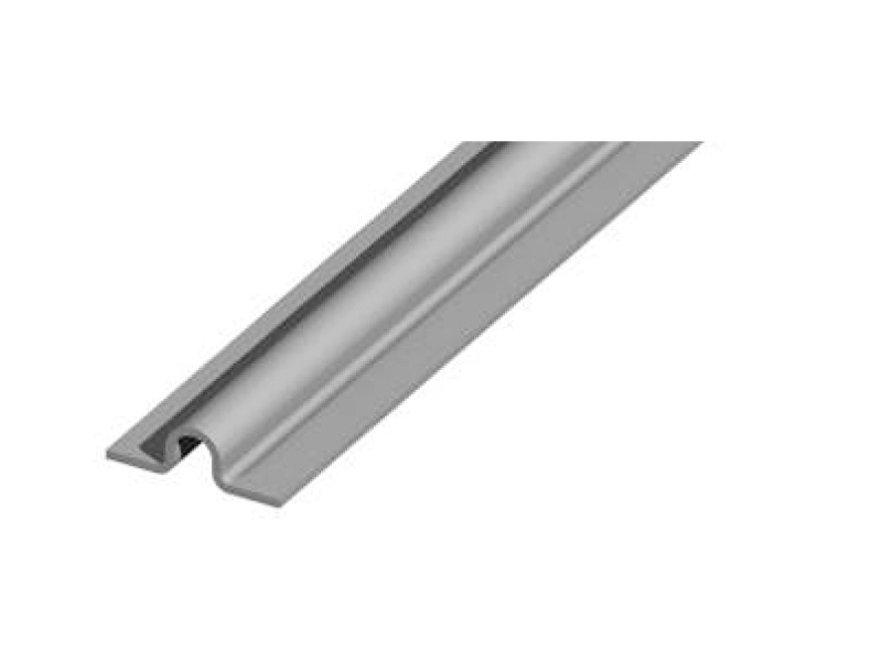 Vodicí kolej. pro pos. brány, délka 6m,kruh. profil pr.16, Zn