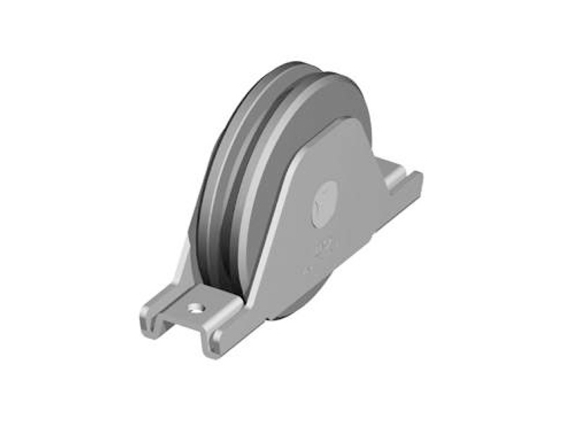 Pojezd.kolečko s vnitř. podp. k přišr., pr. 90, „U“ profil, Zn