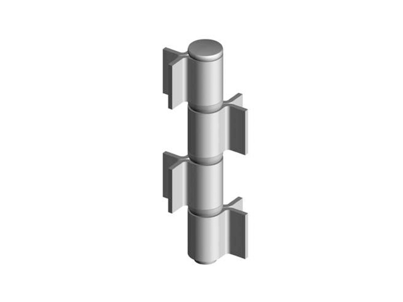 Pant pro brány k přivař., 4-dílný,výs.čep,3×kul­.ložis., černý