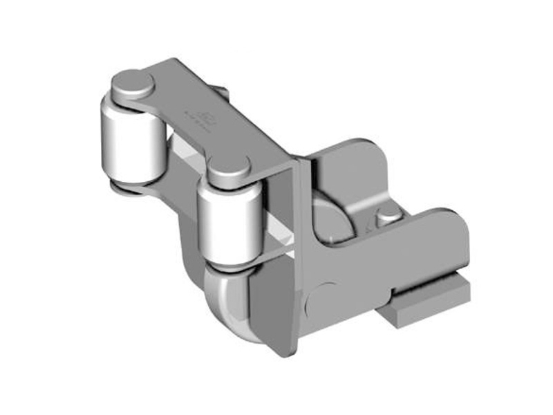 Dojezdová kladka pro střední řadu 3 –  6m s naváděním Zn