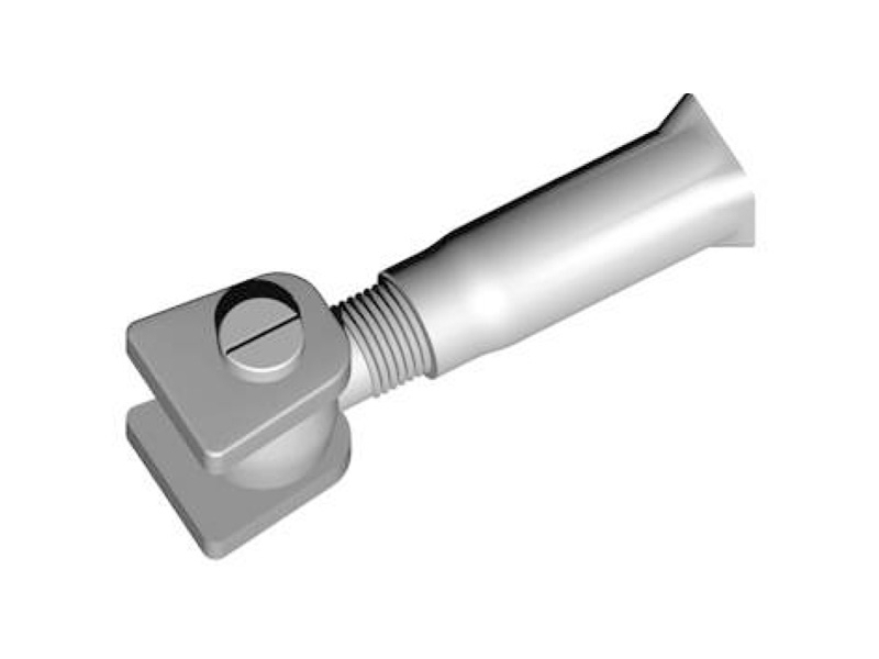 Pant k přivaření s vložkou do zdiva, M22 – NEREZ