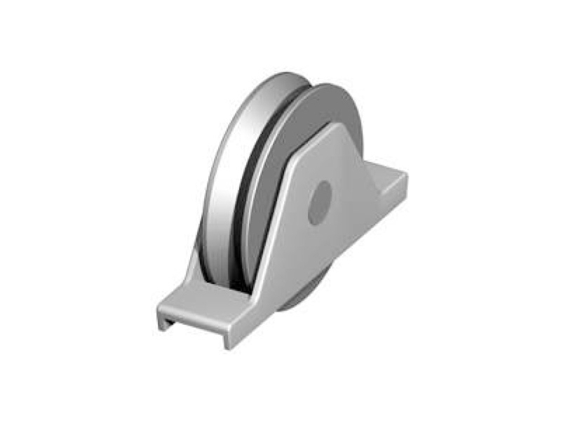 Pojezd.kolečko s vnitřní podpěrou, pr.120, „V“ profil, Zn