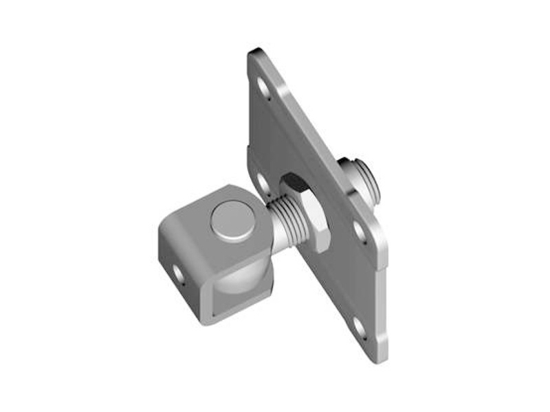 Regul. pant s „U“podpěr., M20, s deskou k přišroub. – Zn