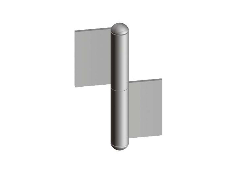 Pant pro oc. dveře k přivař., střední, 2-dílný, levý, černý