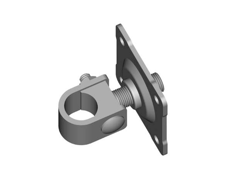 Regul. pant M18 pr. 30, pro kov. brány s kotevní deskou, Zn