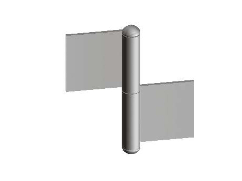 Pant pro oc. dveře k přivař., velký,    2-dílný, pravý, černý