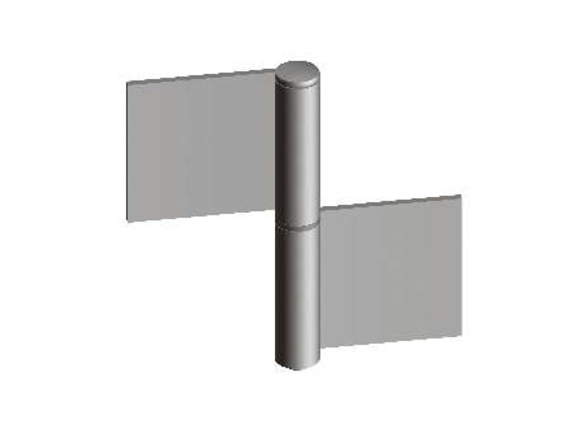 Pant pro oc. dveře k přivař., 2-dílný, výs.čep s podl., černý –  VÝROBA  UKONČENA