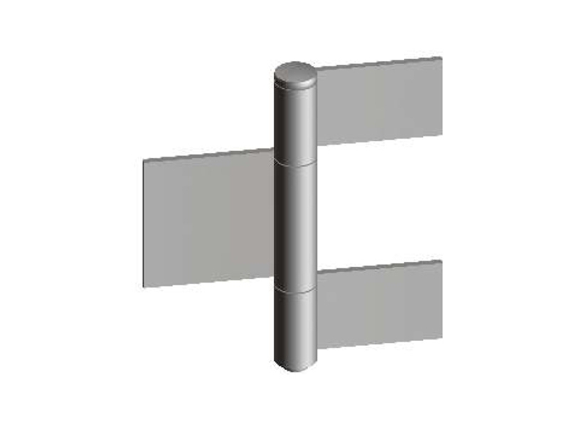 Pant pro oc. dveře k přivař., velký,  3-dílný, výs.čep, černý