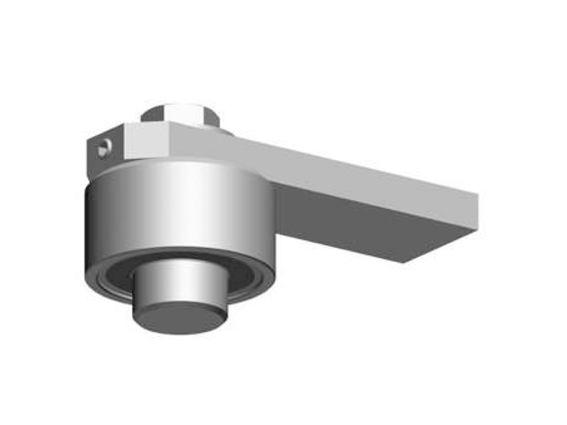 Horní regul. pant k přivaření s ložiskem, pr.50/pr.30, Zn