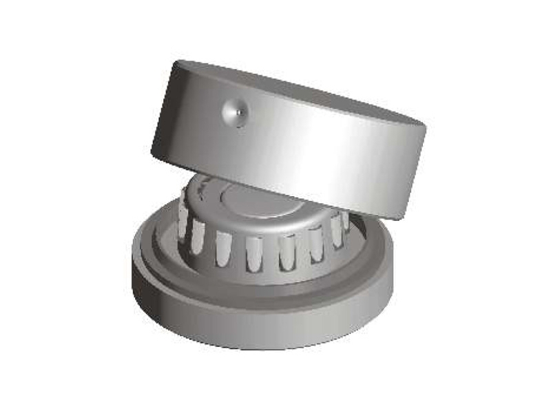 Spodní pant s kužel. ložiskem k přivaření, pr. 60, Zn