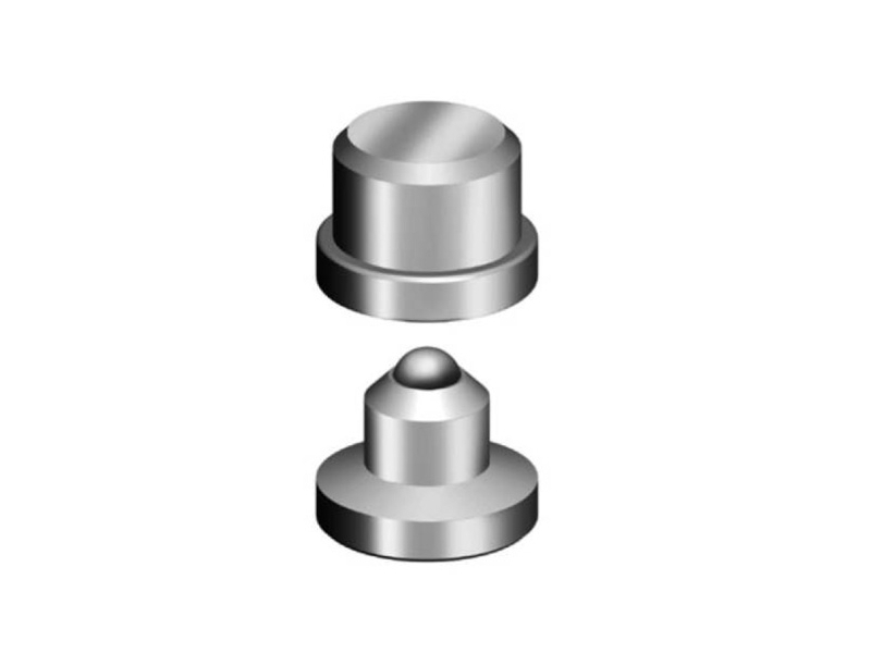 Spodní pant s kuličkou, pr.50, pro JEKL 50×3, Zn