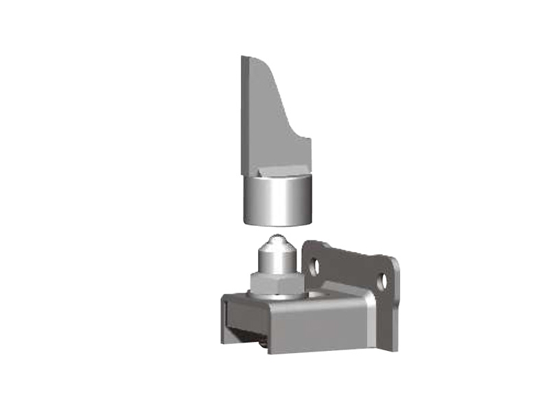 Spodní regul. pant pro ocel. bránu k přišroubování, pr.30, Zn