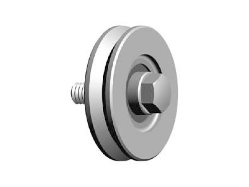 Pojezdové kolečko malé, pr.40, „V“ profil, Zn