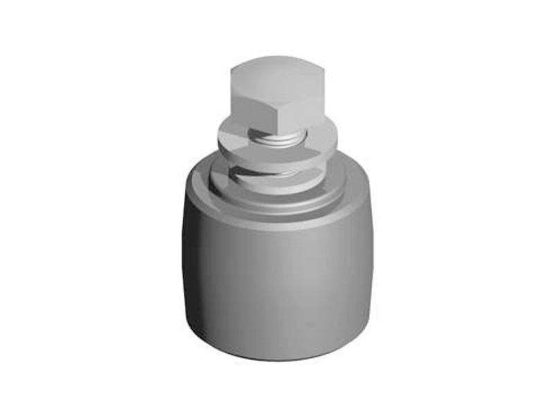 Horní vodicí kladka pr.34×30, nylon, se šroubem M10