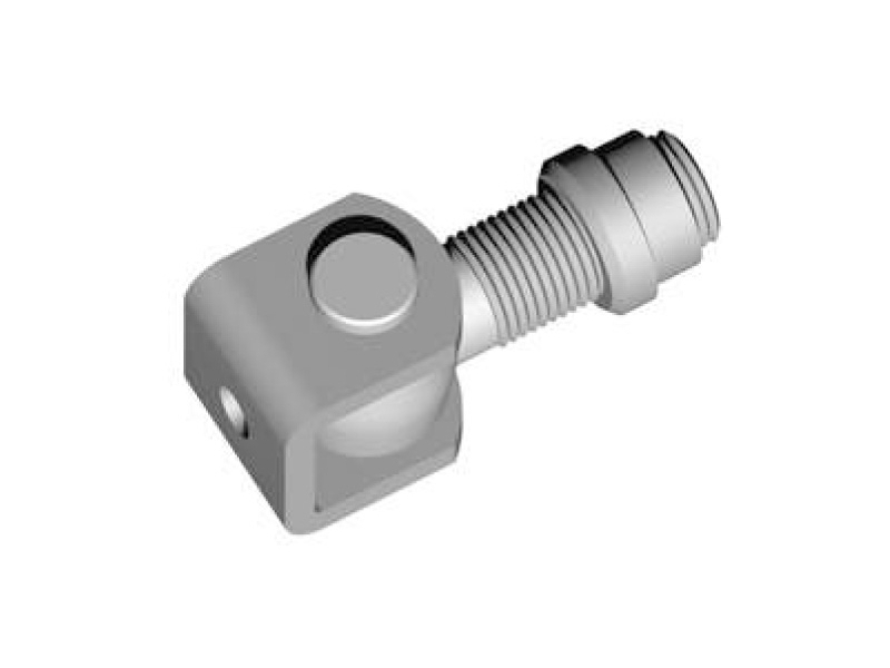 Pant s „U“podpěr. k přivaření , regulovatelný, M18 – Zn