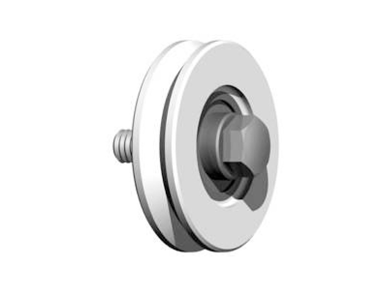 Pojezdové kolečko malé, pr.50, „V“ profil, nylon,  Zn