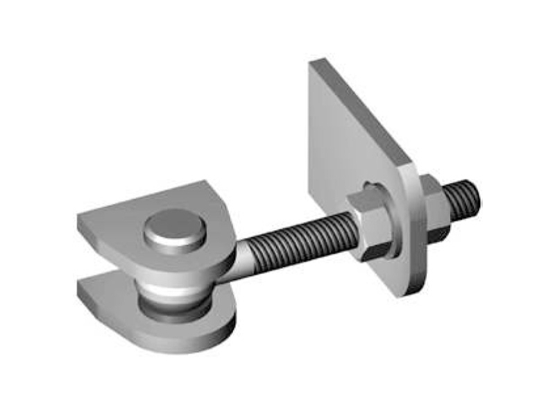 Pant k přivaření, regulovatelný ve 2 směrech, M12, Zn