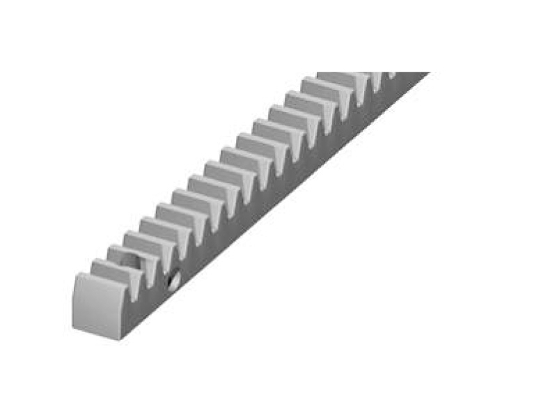 Ocelový ozub. hřeben, modul 4, 22×22, 1m, černý