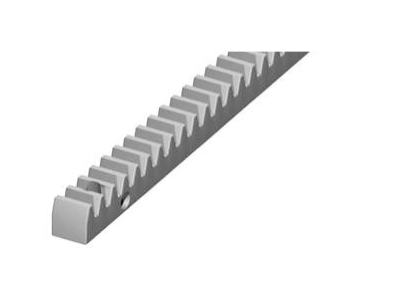 Ocelový ozub. hřeben, modul 4, 22×22, 2m, černý