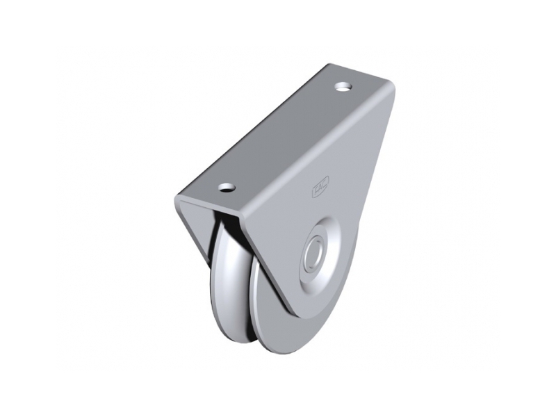 Pojezd.kolečko s vnější podpěrou, pr. 75, kr. profil, NEREZ