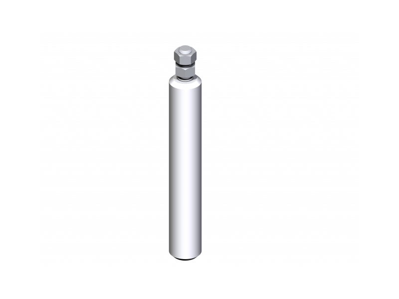 Horní vodicí kladka dlouhá, pr.40×150, nylon, M16