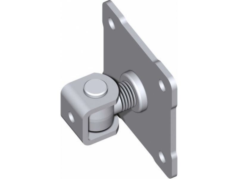 Pant s „U“ podpěrou M 18 s deskou k přišroub., NEREZ