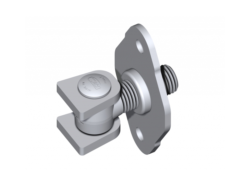 Regul. pant M20 k přivaření s malou deskou k přišr. – Zn