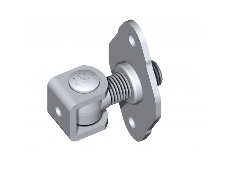 Regul. pant s „U“podpěr., M20, s malou deskou k přišr.- Zn