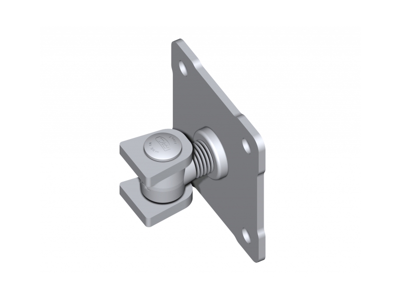 Regul. pant k přivaření, M24,s deskou k přišroubování – Zn