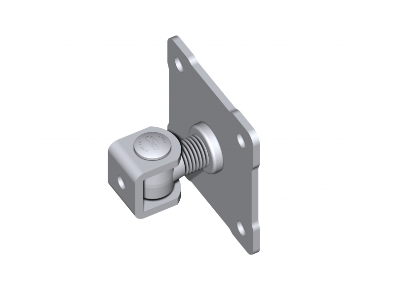 Regul. pant s „U“podpěr., M24, s deskou k přišroub. – Zn