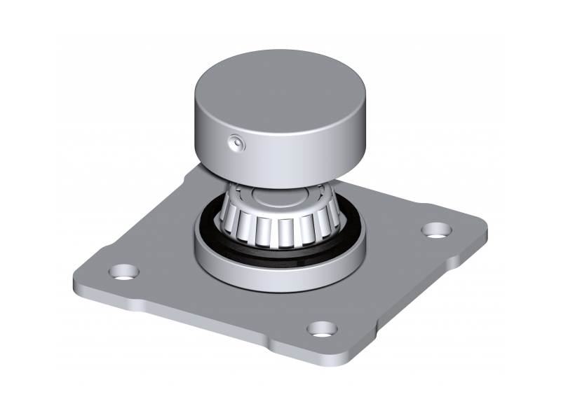 Spodní pant s kuželík. ložiskem a deskou pr.50 , Zn