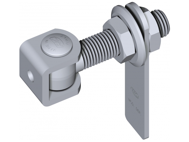 Regul. Pant k přišroubování do ocel. Sloupku, M 22, Zn