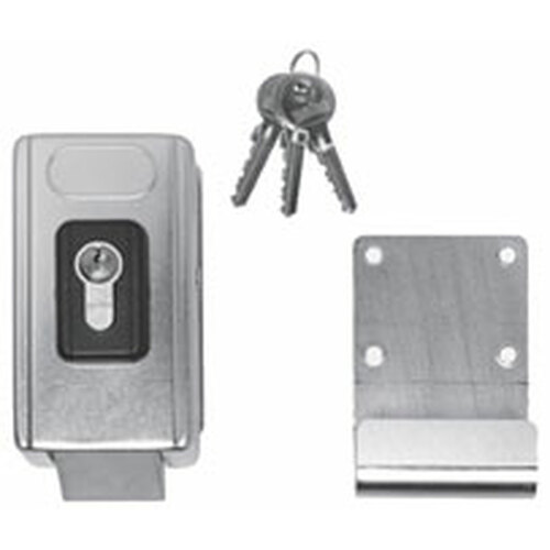 Elektrický zámek 24 V pro zamykání do sloupku – pro 1-křídlé brány