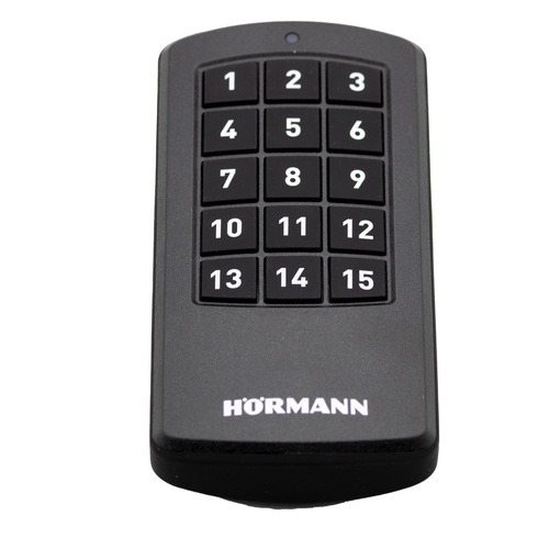 Průmyslový dálkový ovladač Hörmann HSI 15 BS černá