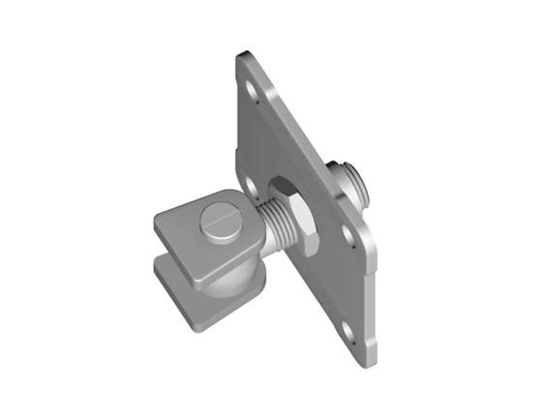 Regul. pant k přivaření, M20,s deskou k přišroubování – Zn